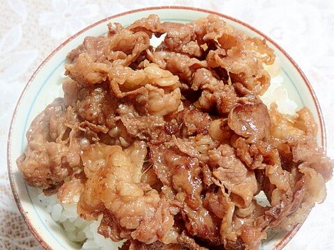 中華風牛丼